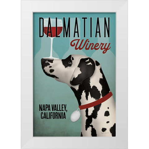 Dalmation Winery White Modern Wood Framed Art Print by Fowler, Ryan