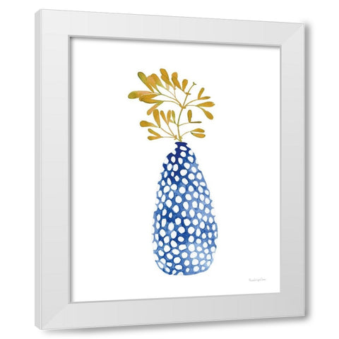 Modern Nature II White Modern Wood Framed Art Print by Charro, Mercedes Lopez