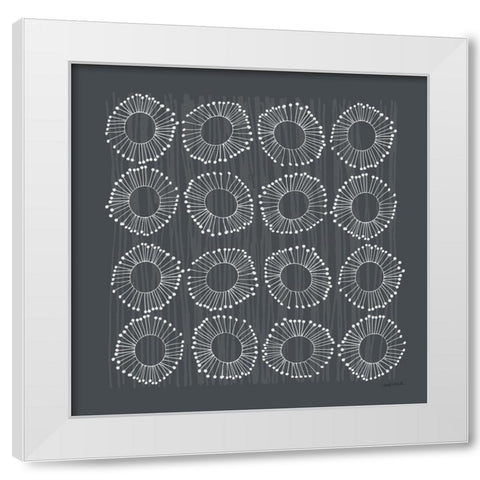Main Street Twirled Gray White Modern Wood Framed Art Print by Warrick, Cheryl