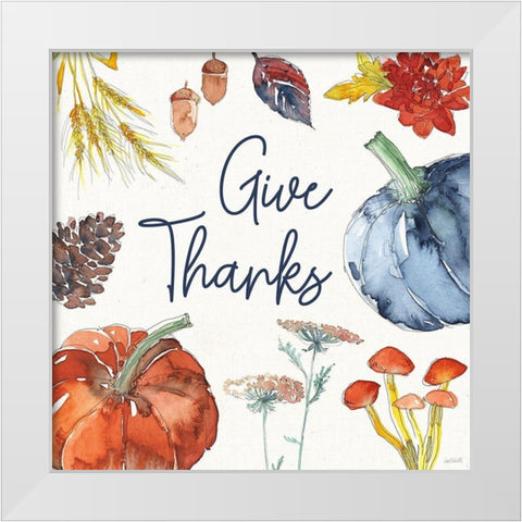 Fall Flair VI White Modern Wood Framed Art Print by Tavoletti, Anne