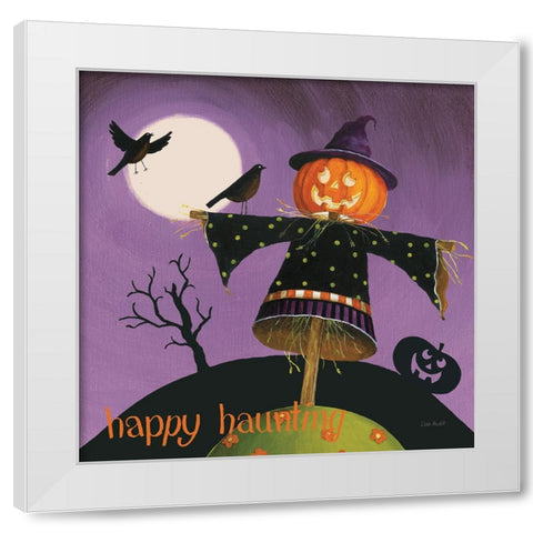 Happy Haunting V White Modern Wood Framed Art Print by Audit, Lisa