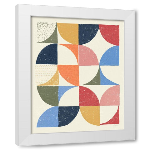 Colorful Night Sky II White Modern Wood Framed Art Print by Prahl, Courtney