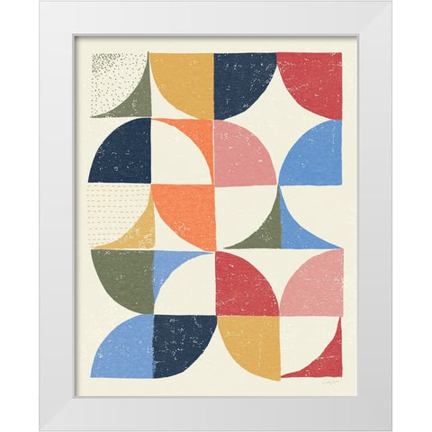 Colorful Night Sky II White Modern Wood Framed Art Print by Prahl, Courtney
