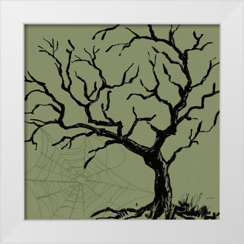 Haunted V White Modern Wood Framed Art Print by Tavoletti, Anne