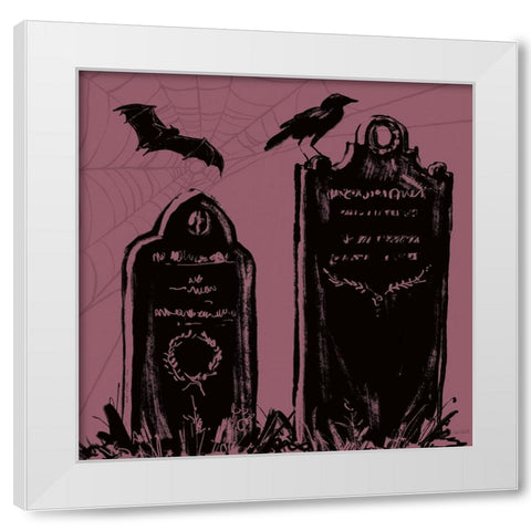 Haunted VIII White Modern Wood Framed Art Print by Tavoletti, Anne