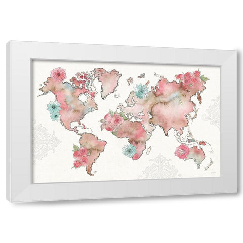 Vintage Travel I White Modern Wood Framed Art Print by Tavoletti, Anne