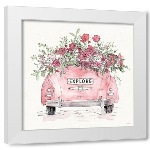 Vintage Travel IV White Modern Wood Framed Art Print by Tavoletti, Anne