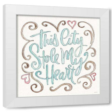 Vintage Travel VII White Modern Wood Framed Art Print by Tavoletti, Anne