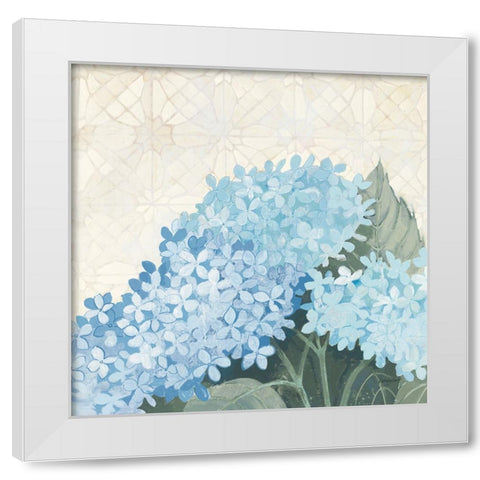 Decorative Hydrangea III Providence White Modern Wood Framed Art Print by Lovell, Kathrine
