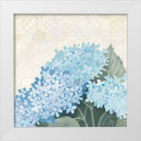 Decorative Hydrangea III Providence White Modern Wood Framed Art Print by Lovell, Kathrine