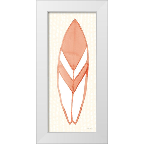 Laguna Surfboards II White Modern Wood Framed Art Print by Charro, Mercedes Lopez