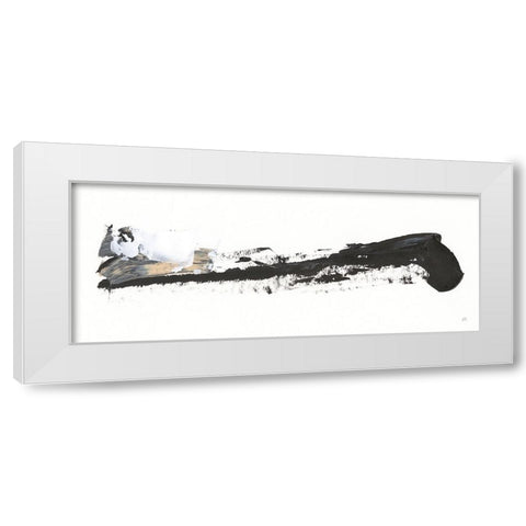 Scraping By I White Modern Wood Framed Art Print by Paschke, Chris