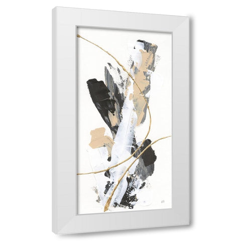 Composite II White Modern Wood Framed Art Print by Paschke, Chris