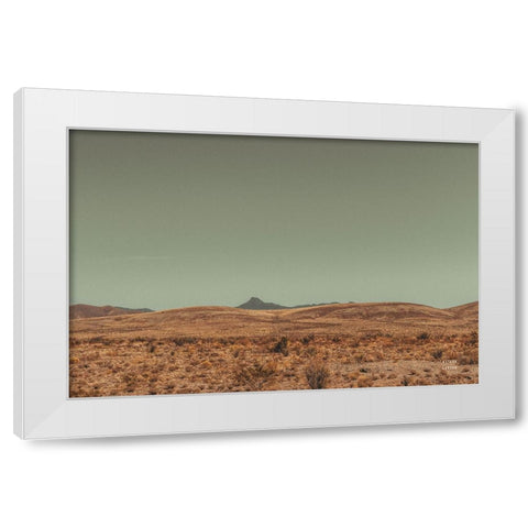 Welcome II White Modern Wood Framed Art Print by Larson, Nathan