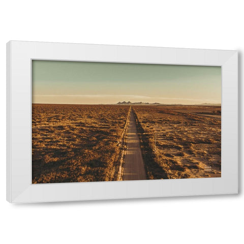 Welcome VI White Modern Wood Framed Art Print by Larson, Nathan