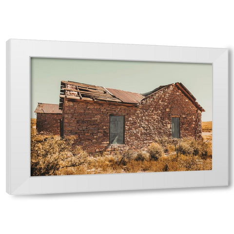 Welcome VII White Modern Wood Framed Art Print by Larson, Nathan