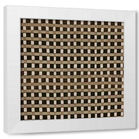 Raffia III Neutral White Modern Wood Framed Art Print by Green, Nancy