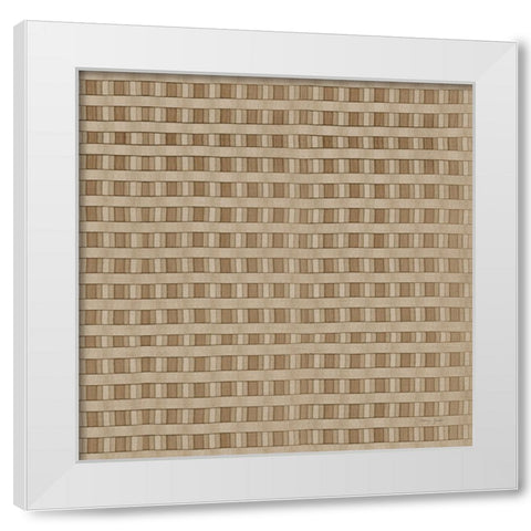 Raffia VII Neutral White Modern Wood Framed Art Print by Green, Nancy