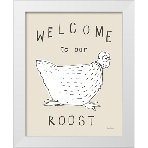 Roost I White Modern Wood Framed Art Print by Tillmon, Avery