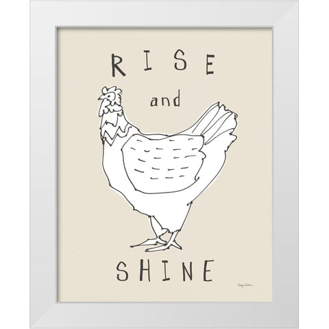 Roost II White Modern Wood Framed Art Print by Tillmon, Avery