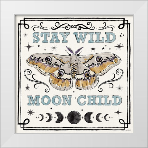 Mystic Moon V White Modern Wood Framed Art Print by Tavoletti, Anne