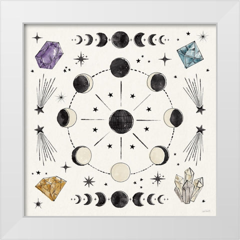 Mystic Moon VI White Modern Wood Framed Art Print by Tavoletti, Anne