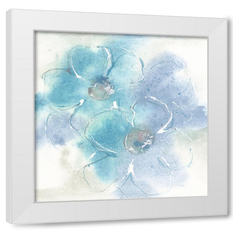 Steel Cosmos I White Modern Wood Framed Art Print by Paschke, Chris