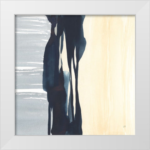 Musings II White Modern Wood Framed Art Print by Paschke, Chris