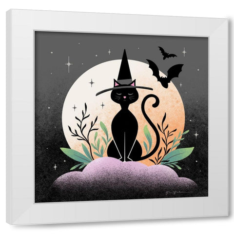 Hocus Pocus II White Modern Wood Framed Art Print by Graham, Gia