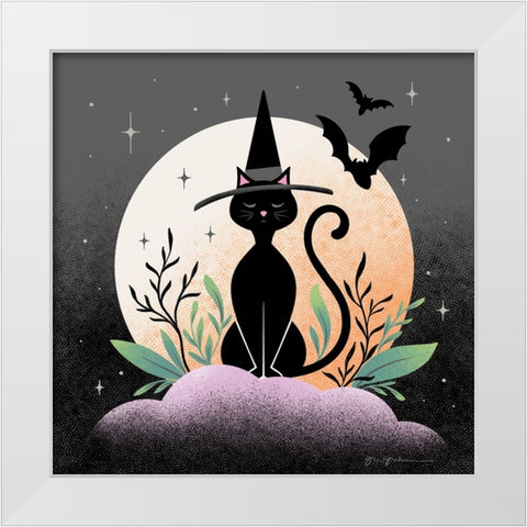 Hocus Pocus II White Modern Wood Framed Art Print by Graham, Gia