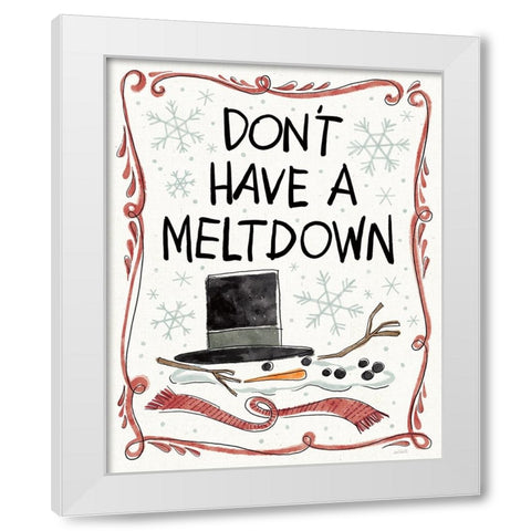 Holiday Fun II White Modern Wood Framed Art Print by Tavoletti, Anne