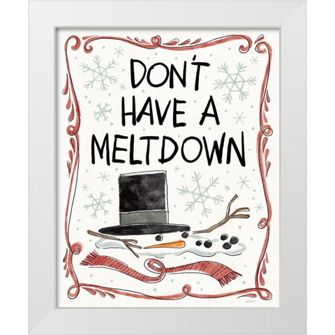 Holiday Fun II White Modern Wood Framed Art Print by Tavoletti, Anne
