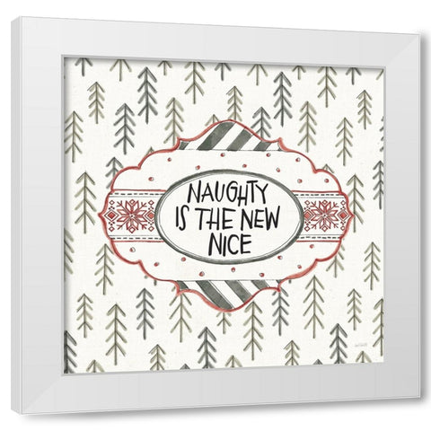 Holiday Fun V White Modern Wood Framed Art Print by Tavoletti, Anne