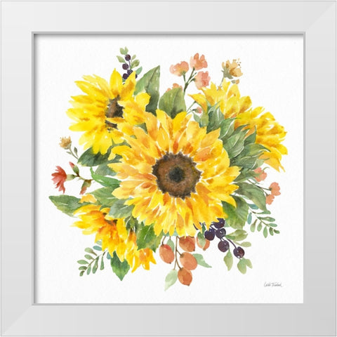 Autumn Breeze VI White Modern Wood Framed Art Print by Trimbach, Leslie