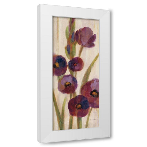 Frosted Bloom in Neutral II Crop White Modern Wood Framed Art Print by Vassileva, Silvia