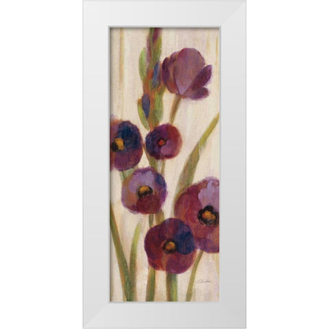 Frosted Bloom in Neutral II Crop White Modern Wood Framed Art Print by Vassileva, Silvia