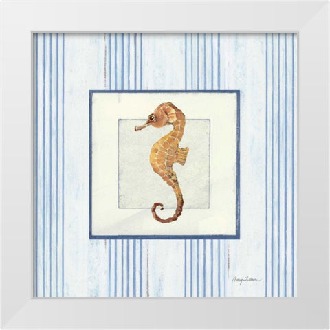 Sanibel Shell IV White Modern Wood Framed Art Print by Tillmon, Avery
