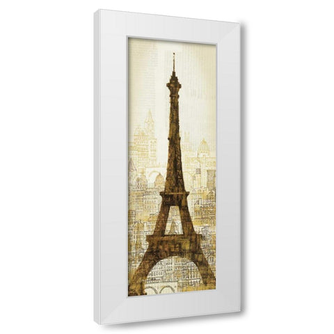 5th Avenue Anatole White Modern Wood Framed Art Print by Tillmon, Avery