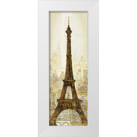 5th Avenue Anatole White Modern Wood Framed Art Print by Tillmon, Avery