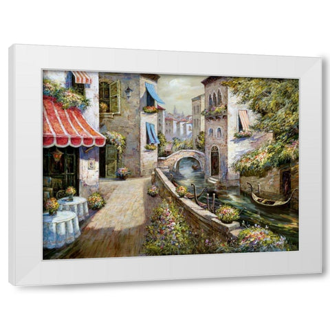 Venezia Petite II White Modern Wood Framed Art Print by Mancini, Gianni