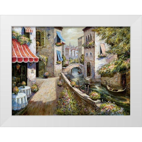 Venezia Petite II White Modern Wood Framed Art Print by Mancini, Gianni