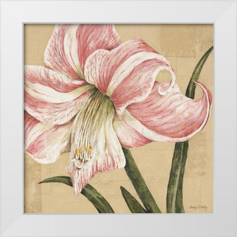 Blooming Wonder II White Modern Wood Framed Art Print by Shelby, Judy