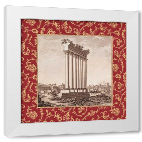 Caravella I White Modern Wood Framed Art Print by Alexander, Zachary