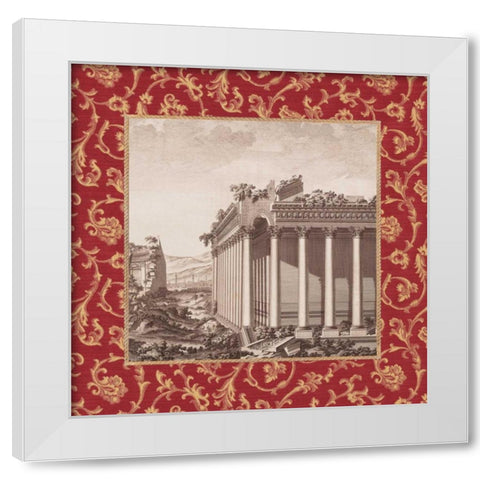 Caravella II White Modern Wood Framed Art Print by Alexander, Zachary