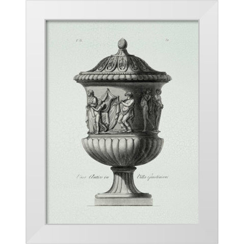 Elements of Style I White Modern Wood Framed Art Print by Chilton, Sarah E