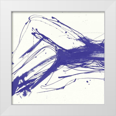 Signatures III White Modern Wood Framed Art Print by Sic, Jerry