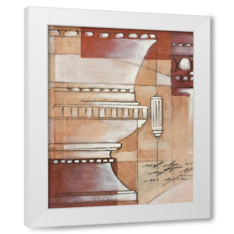 Palatine Drawings I White Modern Wood Framed Art Print by Chilton, Sarah E