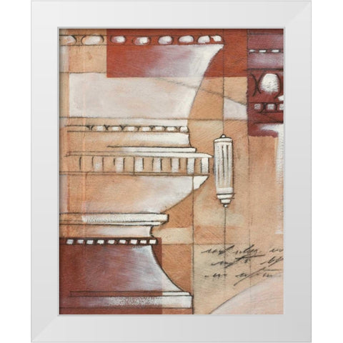 Palatine Drawings I White Modern Wood Framed Art Print by Chilton, Sarah E