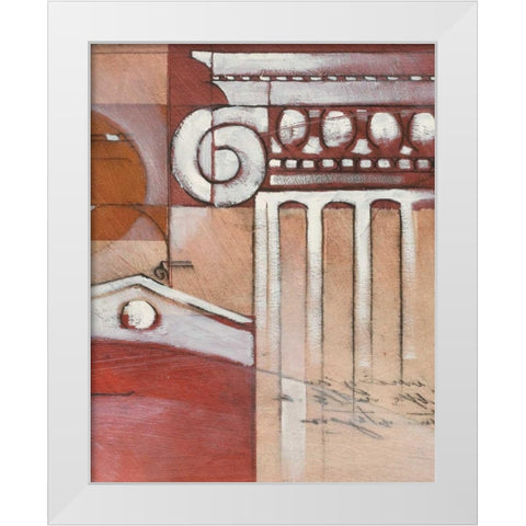 Palatine Drawings II White Modern Wood Framed Art Print by Chilton, Sarah E