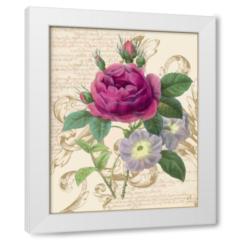 Bloomsbury II White Modern Wood Framed Art Print by Nicole, Lily